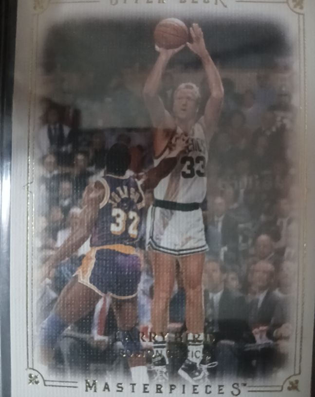 2009 Upper Deck Masterpieces #MA-LB Larry Bird Boston Celtics — front