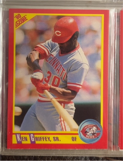 1990 Score #338 Ken Griffey, Sr. Cincinnati Reds — front