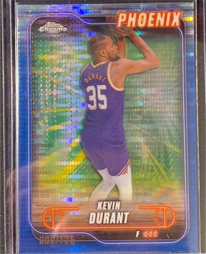 2024-25 Topps Chrome #101 Kevin Durant — front