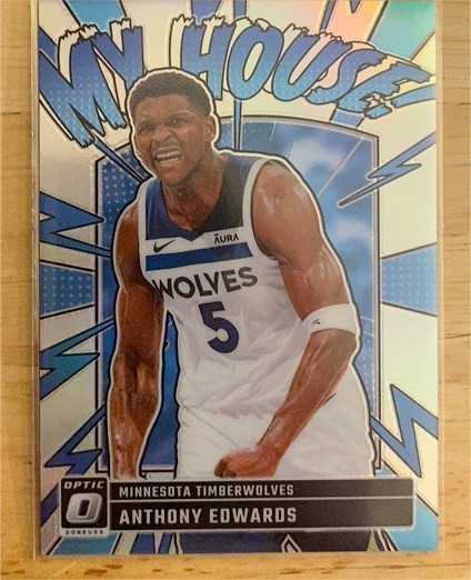 2024-25 Panini Donruss Optic #2 Anthony Edwards My House — front