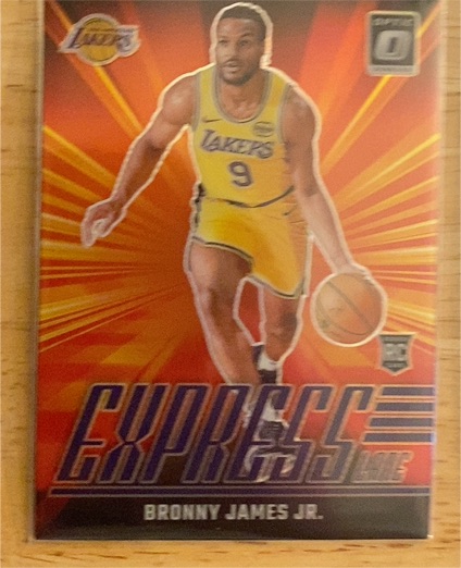 2024-25 Panini Donruss Optic #4 Bronny James Jr. — front
