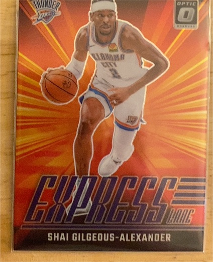 2024-25 Donruss Optic #24 Shai Gilgeous-Alexander Express Lane Purple — front