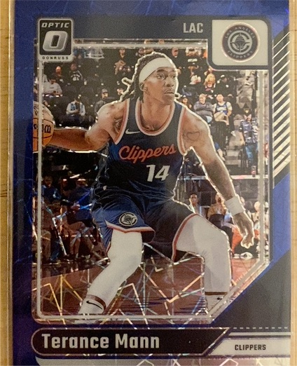 2024-25 Panini Donruss Optic #156 Terance Mann — front