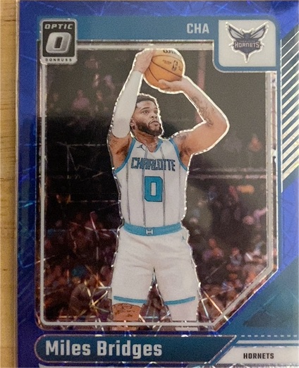 2024-25 Panini Donruss Optic #208 Miles Bridges — front