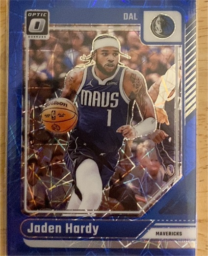 2024-25 Donruss Optic #33 Jaden Hardy — front
