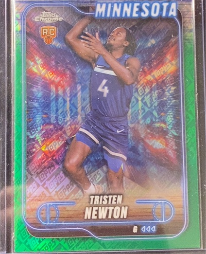 2024-25 Topps Chrome #108 Tristen Newton — front
