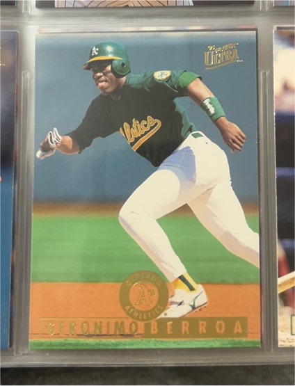 1995 Ultra #90 Geronimo Berroa — front