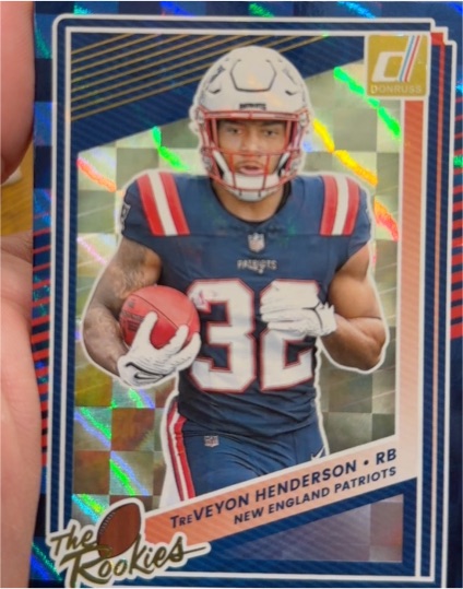 2025 Panini Donruss #16 TreVeyon Henderson The Rookies — front