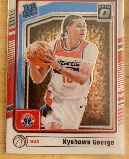 2024-25 Donruss Optic #299 Kyshawn George — front