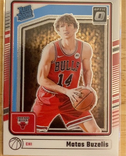 2024-25 Donruss Optic #271 Matas Buzelis — front