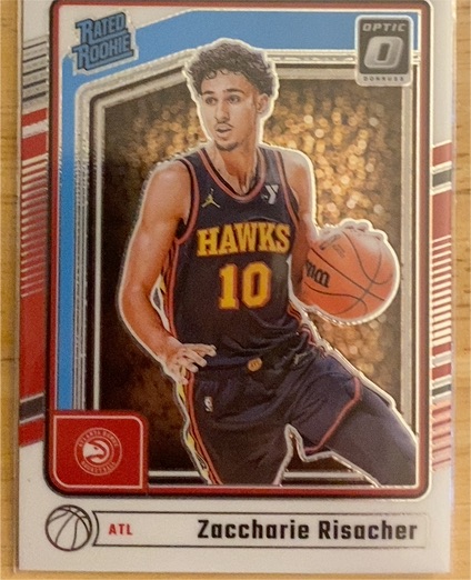 2024-25 Donruss Optic #268 Zaccharie Risacher — front