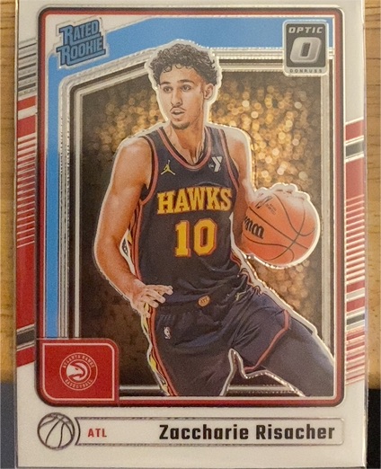 2024-25 Panini Donruss Optic #268 Zaccharie Risacher — front