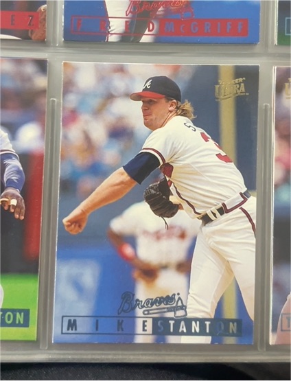 1995 Fleer Ultra #354 Mike Stanton — front