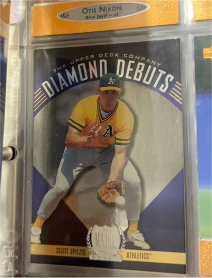 1996 Upper Deck Diamond Debuts #267 Scott Spiezio — front