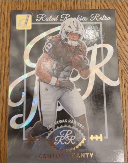 2025 Donruss #10 Ashton Jeanty Rated Rookies Retro — front