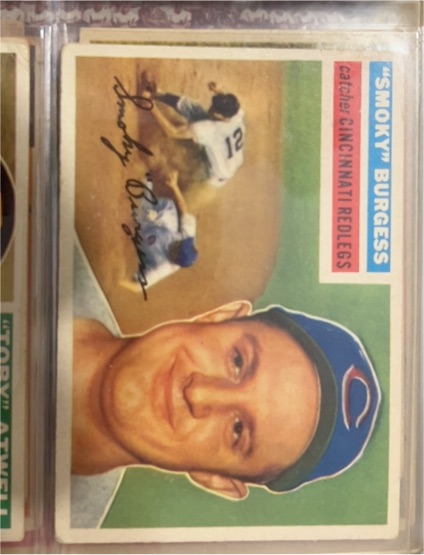 1956 Topps #192 Smoky Burgess — front