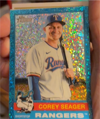 2025 Topps Heritage #412 Corey Seager — front