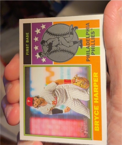 2025 Topps Heritage #76PI-2 Bryce Harper — front