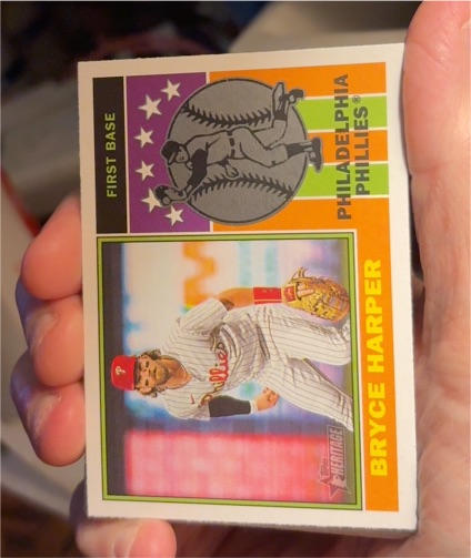 2025 Topps Heritage #76PI-2 Bryce Harper — front