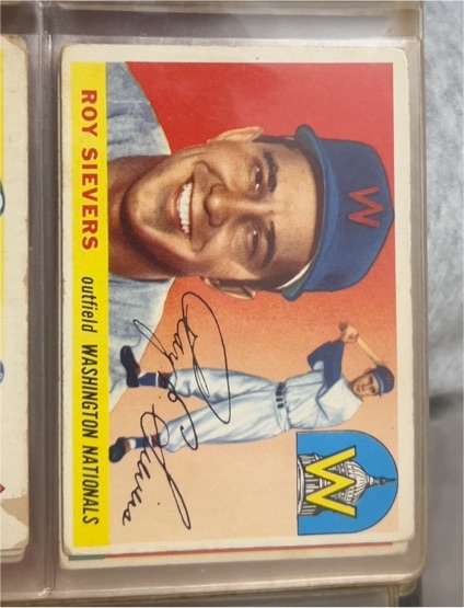 1955 Topps #16 Roy Sievers — front