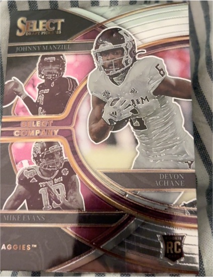 2023 Panini Select Draft Picks #SC-TA Devon Achane — front