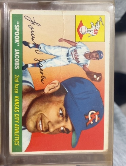 1955 Topps #61 Spook Jacobs — front