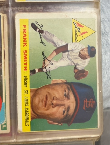 1955 Topps #21 Frank Smith — front