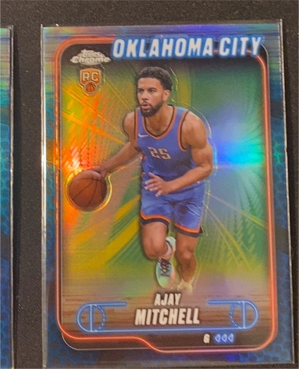 2024-25 Topps Chrome #132 Ajay Mitchell — front