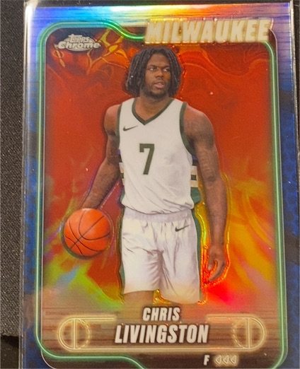 2024-25 Topps Chrome #70 Chris Livingston — front