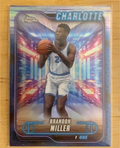 2024-25 Topps Chrome #61 Brandon Miller — front