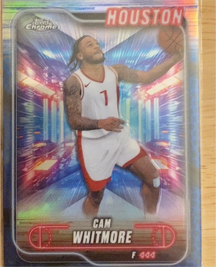 2024-25 Topps Chrome #140 Cam Whitmore — front