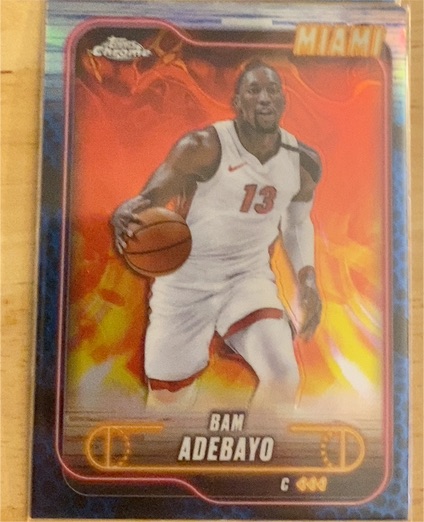 2024-25 Topps Chrome #33 Bam Adebayo — front
