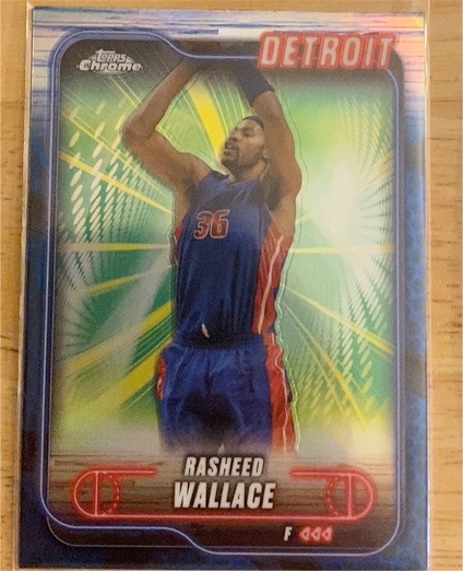 2024-25 Topps Chrome #23 Rasheed Wallace — front