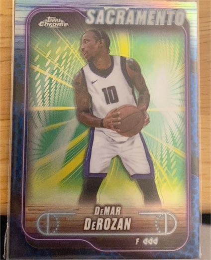 2024-25 Topps Chrome #55 DeMar DeRozan — front