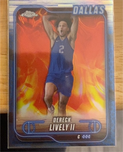 2025 Topps Chrome #114 Dereck Lively II — front