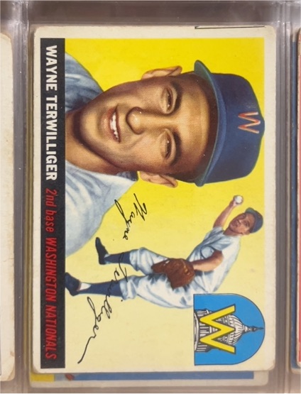 1955 Topps #34 Wayne Terwilliger — front