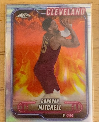 2024 Topps Chrome #69 Donovan Mitchell — front