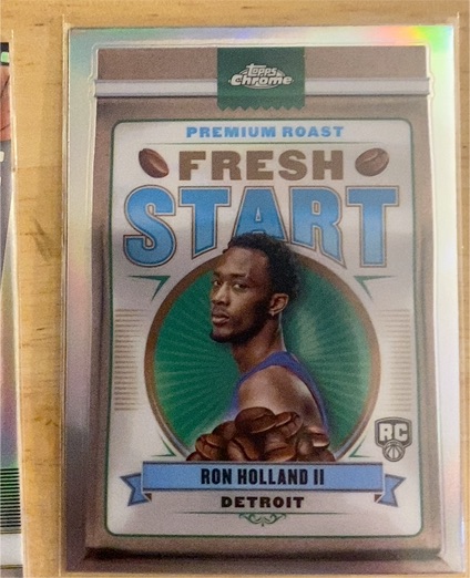 2024-25 Topps Chrome Fresh Start #FS-4 Ron Holland II — front