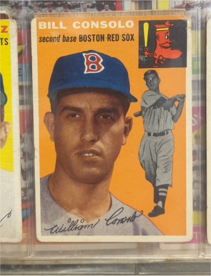 1954 Topps #195 Bill Consolo — front