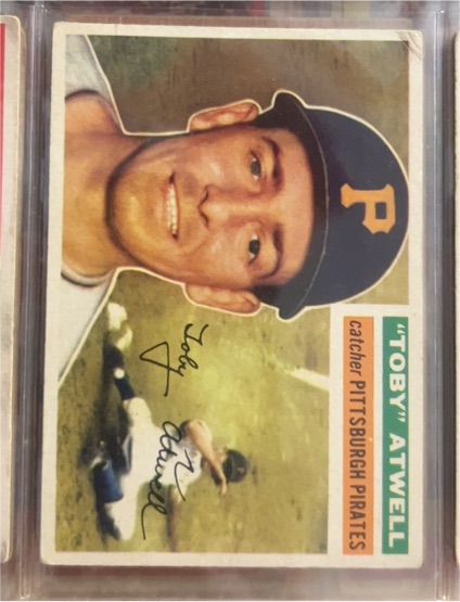 1956 Topps #232 Toby Atwell — front