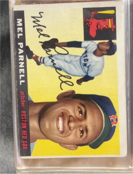 1955 Topps #140 Mel Parnell — front