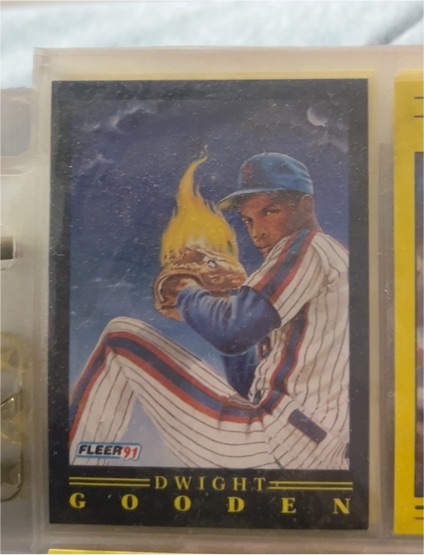 1991 Fleer Pro-Visions #7 Dwight Gooden — front