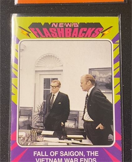 2024 Topps Heritage News Flashbacks #NF-6 Fall of Saigon, The Vietnam War Ends — front