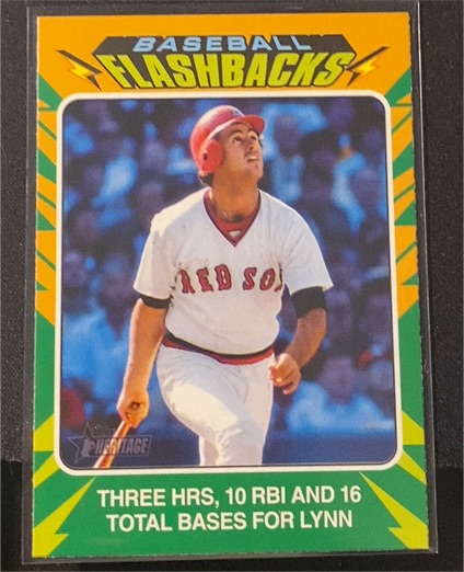 2024 Topps Heritage Baseball Flashbacks #BF-5 Fred Lynn — front