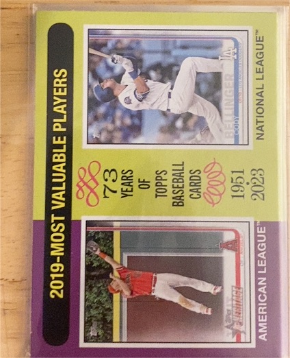 2024 Topps Heritage #211 Mike Trout / Cody Bellinger — front