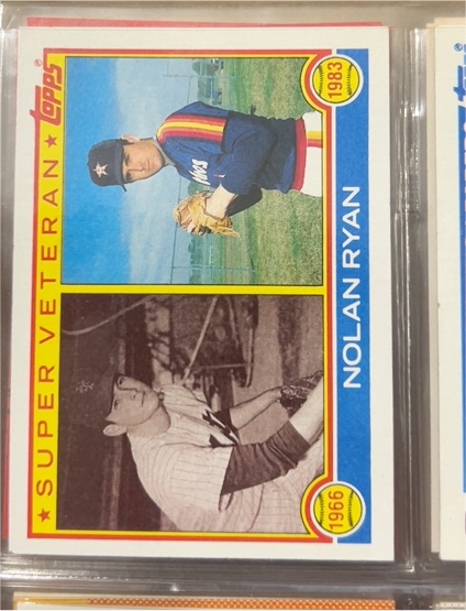 1983 Topps #361 Nolan Ryan Super Veteran — front