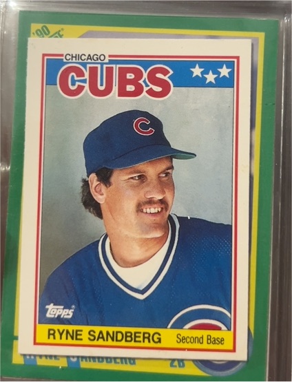 1988 Topps UK Minis #65 Ryne Sandberg — front