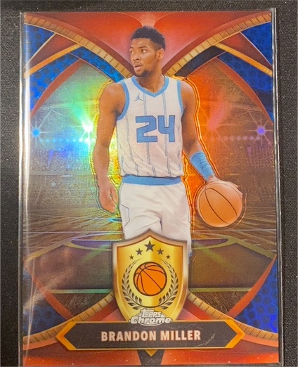 2024-25 Topps Chrome #BOD-14 Brandon Miller Ball of Duty — front
