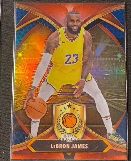 2024-25 Topps Chrome Ball of Duty #BOD-1 LeBron James — front