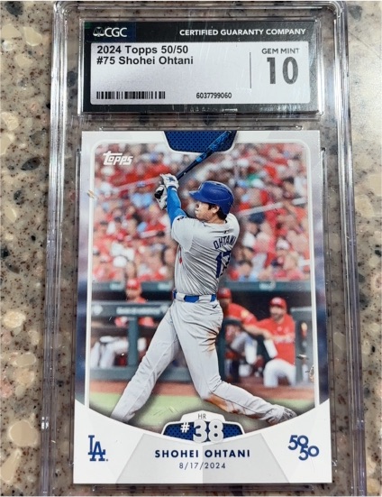2024 Topps 50/50 #75 Shohei Ohtani — front